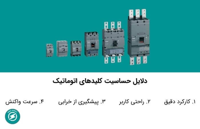 دلایلی حساسیت کلیدهای اتوماتیک